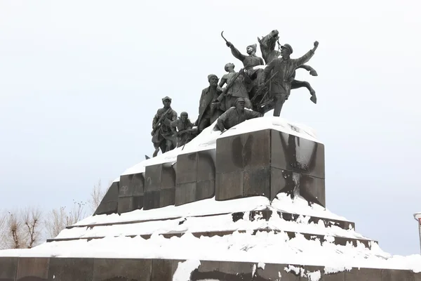 Denkmal für Wassili Tschapajew — Stockfoto