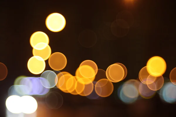 Luces abstractas de la ciudad nocturna — Foto de Stock