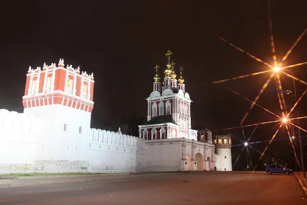 Russian orthodox churches in Novodevichy Convent monastery — Stock Photo, Image