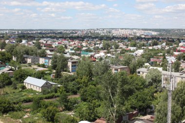 Şehrin havadan görünüşü