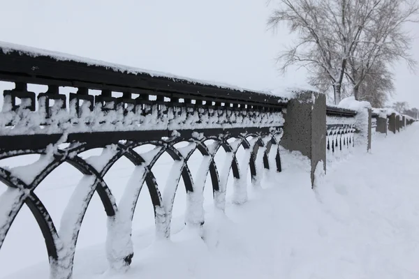 Prohlédni na nábřeží řeky Volhy — Stock fotografie