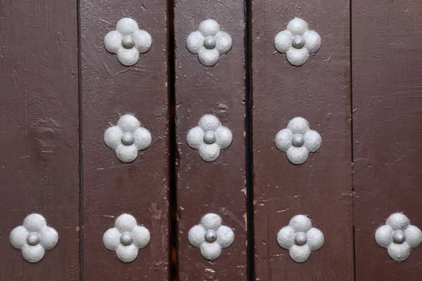 Wooden ancient door — Stock Photo, Image