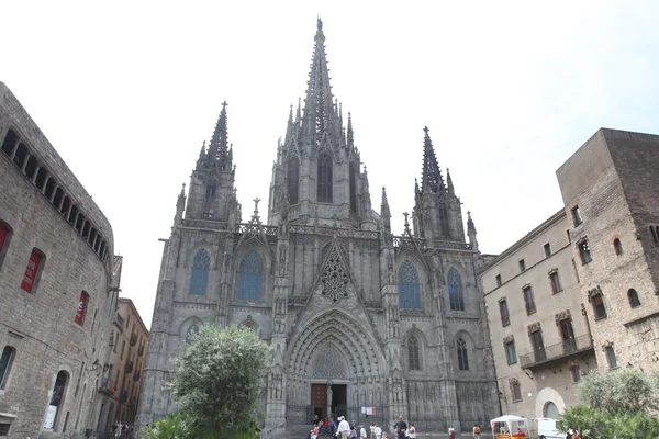 Catedral no Bairro Gótico — Fotografia de Stock