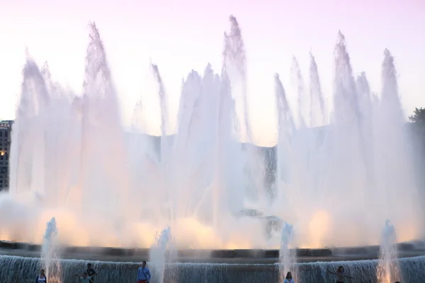 Magische fontein, Barcelona — Stockfoto