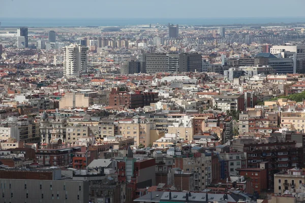 Панорама города Барселоны — стоковое фото