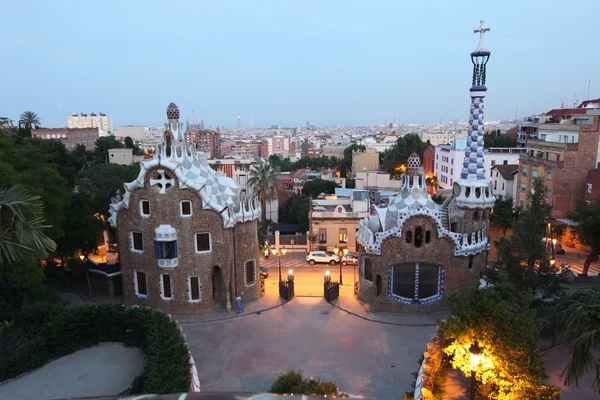 Park Guell i Barcelona — Stockfoto