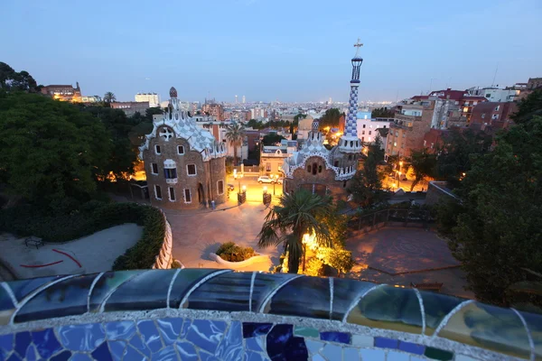 Park Güell in Barcelona — Stockfoto