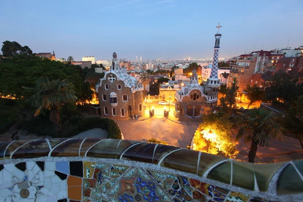 Parque Guell em Barcelona — Fotografia de Stock