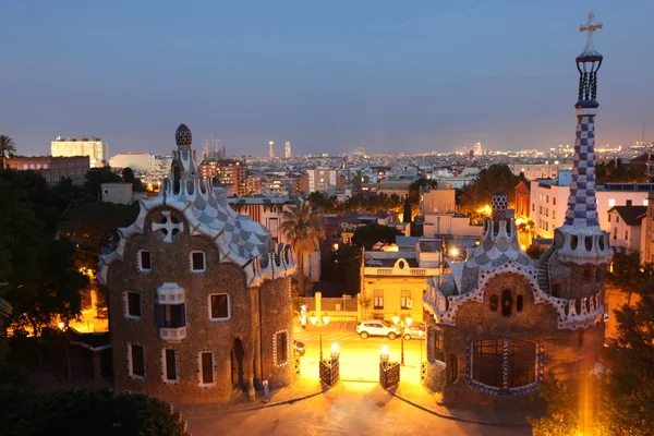 Parco Guell a Barcellona — Foto Stock