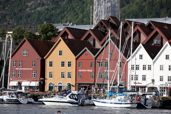 Widoki na miasto bergen — Zdjęcie stockowe