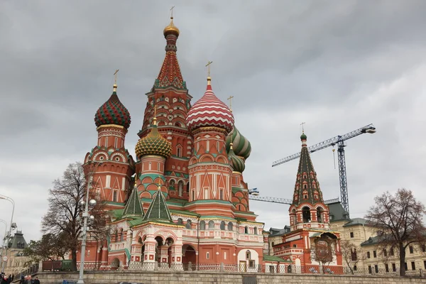 圣瓦西里大教堂在莫斯科 — 图库照片