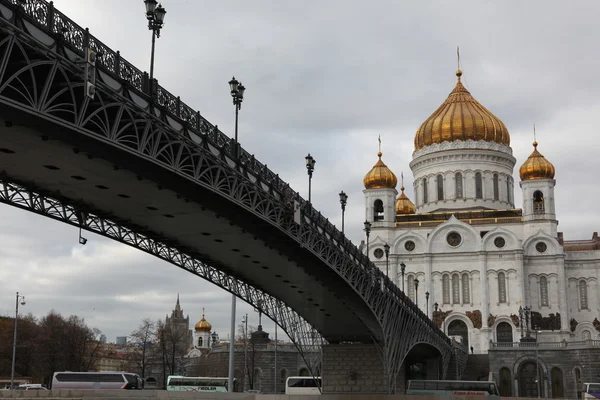 在莫斯科基督救世主大教堂 — 图库照片