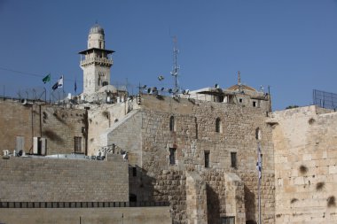 Wailing Wall in Jerusalem clipart