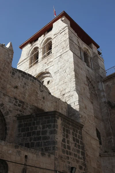 Byggnad i gamla staden i Jerusalem — Stockfoto