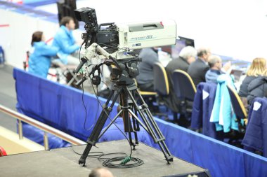 TV kamera dünya kısa parça sürat pateni Şampiyonası