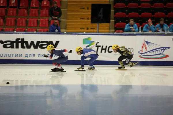 Short Track Speed Skating sportsmen — Stock Photo, Image