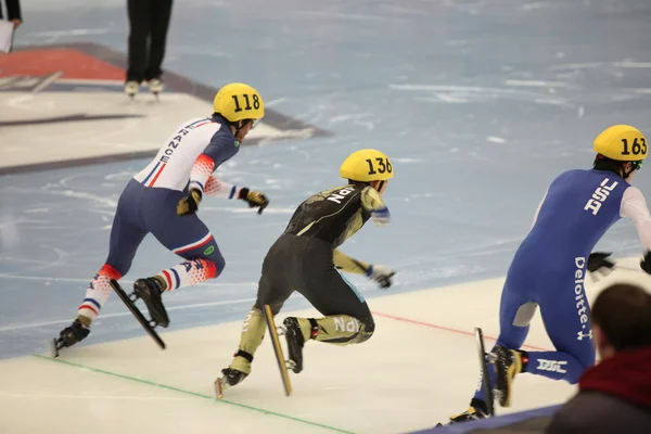 Korta spår speedskating sportsmen — Stockfoto