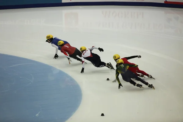 Korta spår speedskating sportsmen — Stockfoto