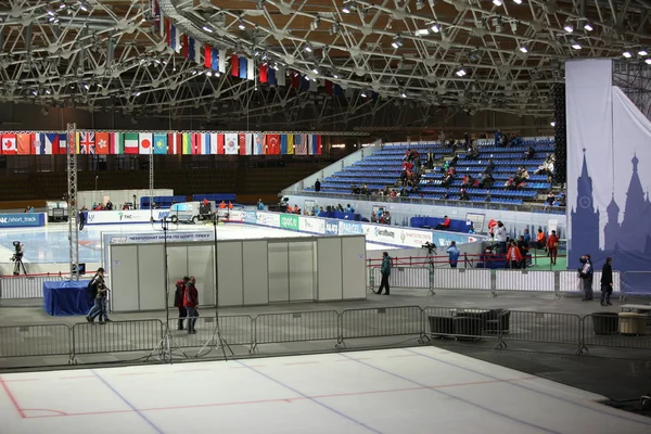 Tribune op Wereldkampioenschap shorttrack schaatsen — Stockfoto