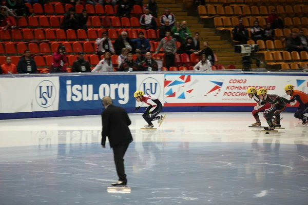 Korta spår speedskating sportsman Victor en — Stockfoto