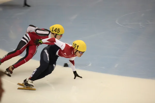 Korta spår speedskating sportsman Victor en — Stockfoto