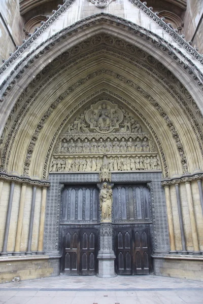 Часть Вестминстерского аббатства — стоковое фото