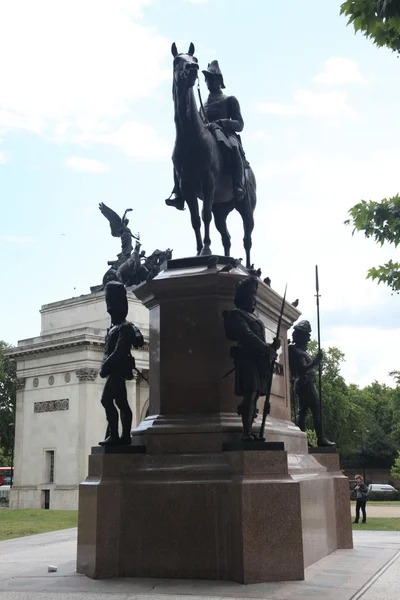 Duque de Wellington a cavalo — Fotografia de Stock