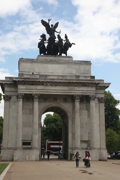 Famoso Wellington Arch — Foto Stock