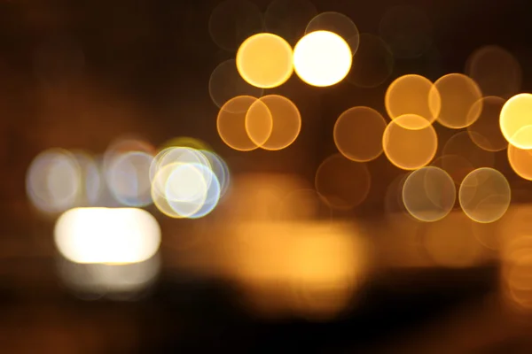 Luces de la ciudad nocturna — Foto de Stock