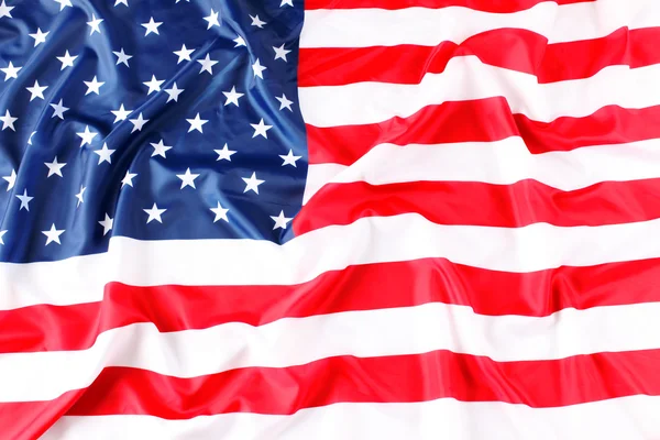 Wellige amerikanische Flagge — Stockfoto