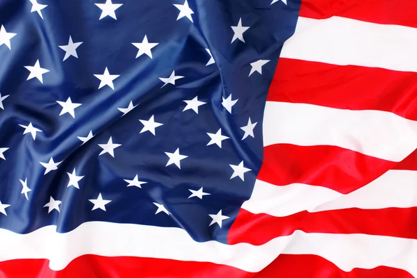 Falisty flaga amerykańska — Zdjęcie stockowe