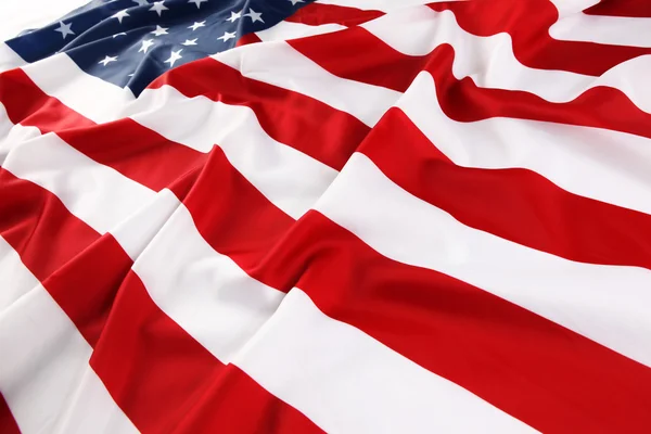 Wavy American flag — Stock Photo, Image