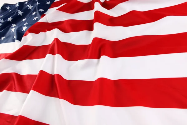 Hullámos amerikai zászló — Stock Fotó