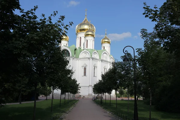 Iglesia Rusa en Tsarskoye Selo — Foto de Stock