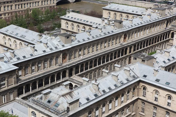 Blick auf paris form notre dame — Stockfoto