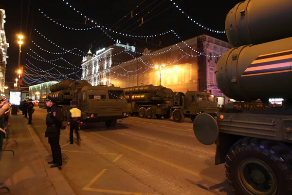 モスクワの軍事パレードのリハーサル — ストック写真
