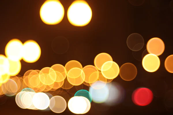 Luces abstractas, ciudad nocturna — Foto de Stock