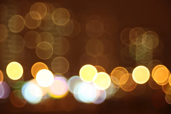 Luces abstractas, ciudad nocturna — Foto de Stock