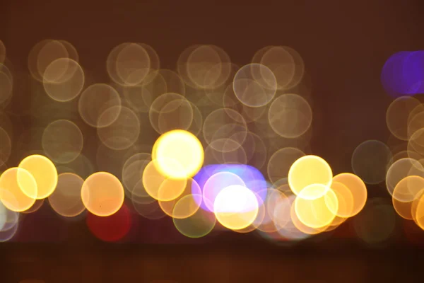 Luces abstractas, ciudad nocturna — Foto de Stock