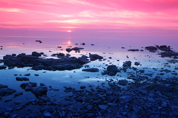 Rock coast, Lake Baikal, Russia — Stock Photo, Image