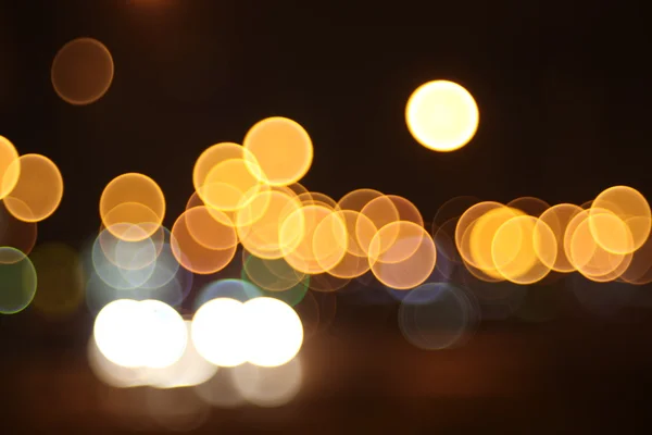 Luzes abstratas, cidade noturna — Fotografia de Stock