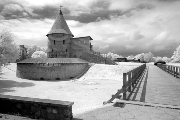 Barbacán bastión del casco antiguo de Vilna — Foto de Stock