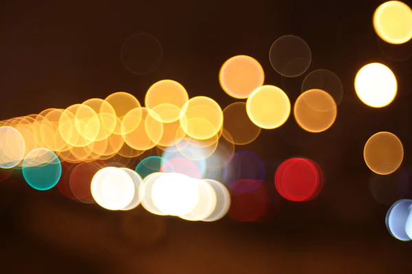 Luces abstractas, ciudad nocturna — Foto de Stock