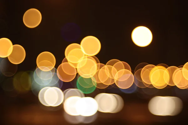抽象的なライト、夜の街 — ストック写真