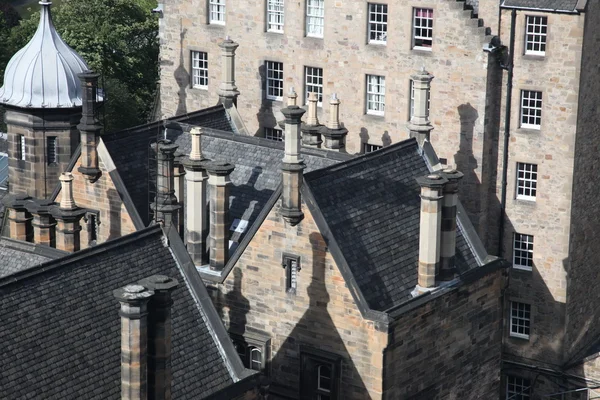 Roofs of Edinburgh in Scotland, UK — Stock Photo, Image