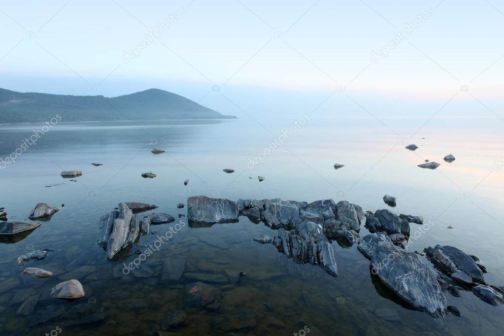 Rock coast, Lake Baikal