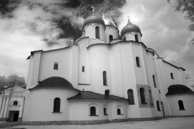 Kremlin kilisede. Büyük Novgorod