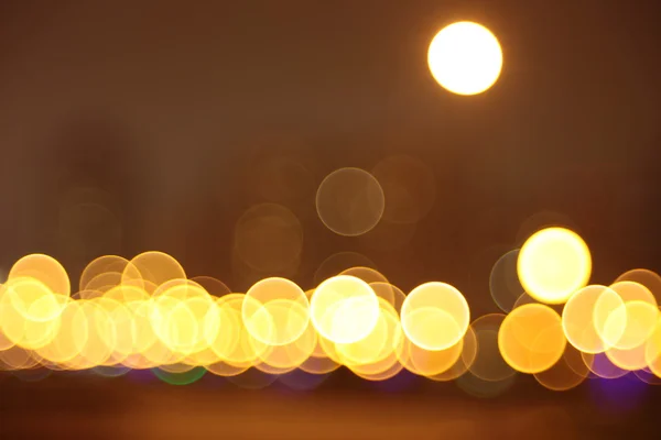 Luces abstractas de la ciudad nocturna — Foto de Stock