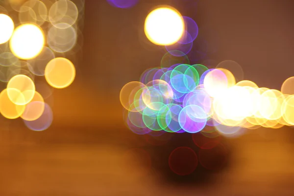 Luces abstractas de la ciudad nocturna — Foto de Stock