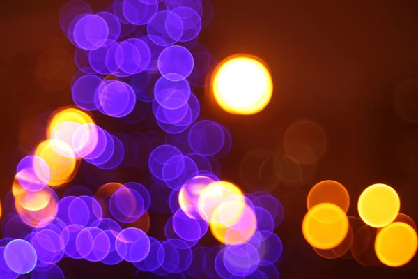 Abstract lights of night city — Stock Photo, Image